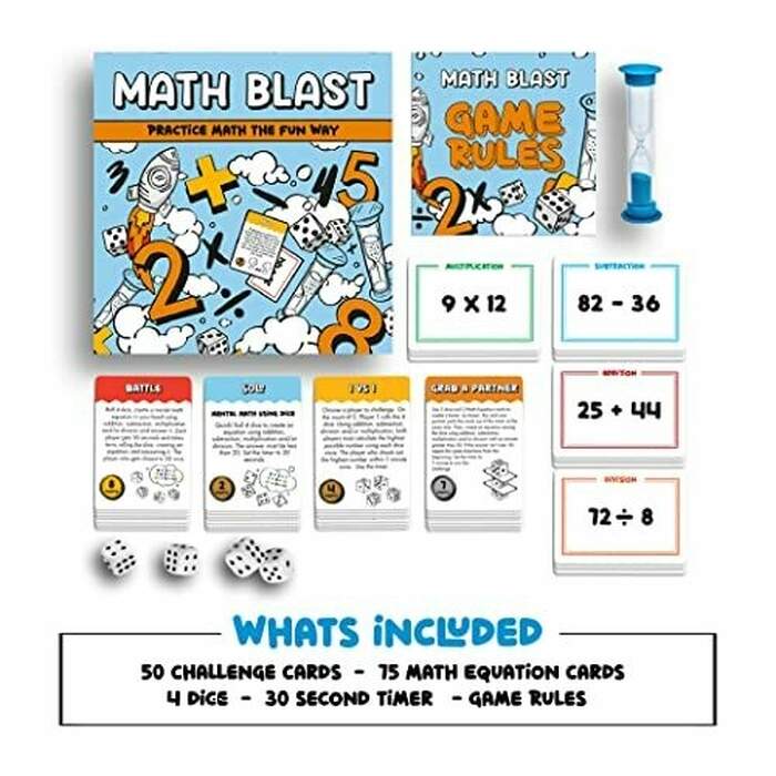 Math Blast! Math Game for Kids 8-12 & Over