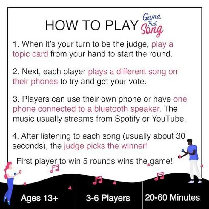Game That Song - Music Card Game for Adults
