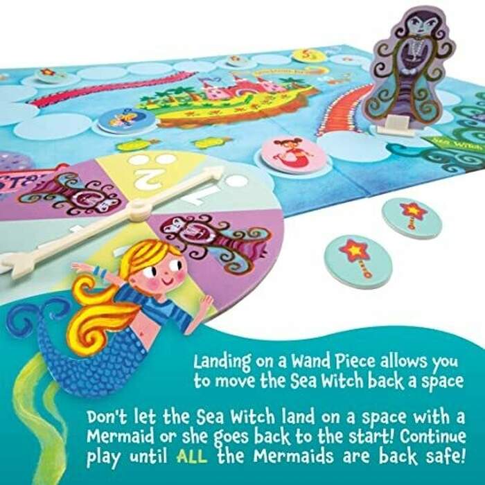 Mermaid Island - Cooperative Board Game for Kids