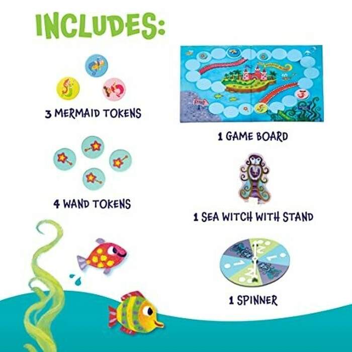 Mermaid Island - Cooperative Board Game for Kids