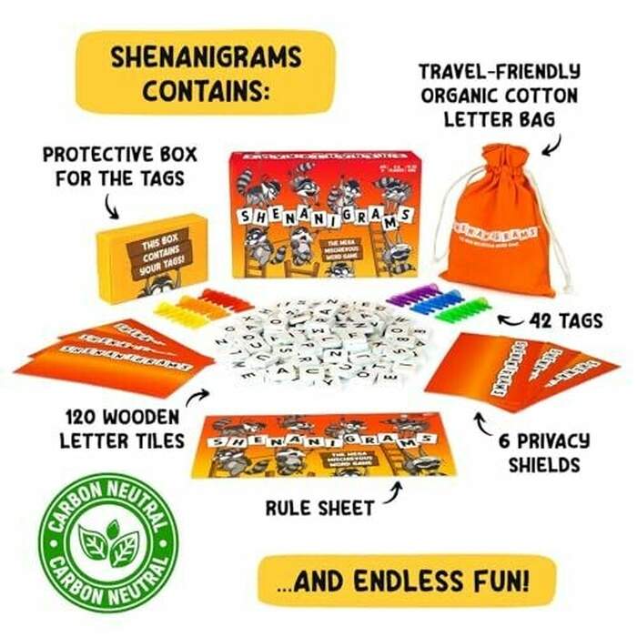 Shenanigrams - the Mega-mischievous Word Game!