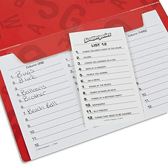 Scattergories - Fast Thinking Categories Game