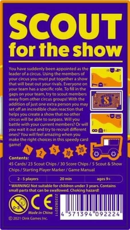 Scout Card Game