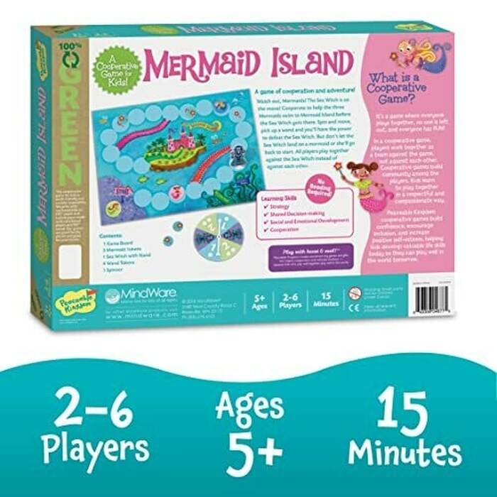 Mermaid Island - Cooperative Board Game for Kids