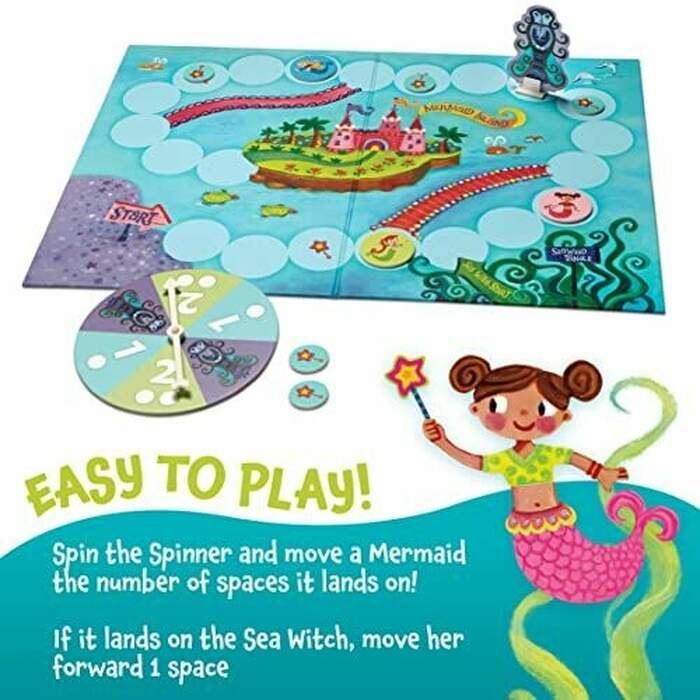 Mermaid Island - Cooperative Board Game for Kids