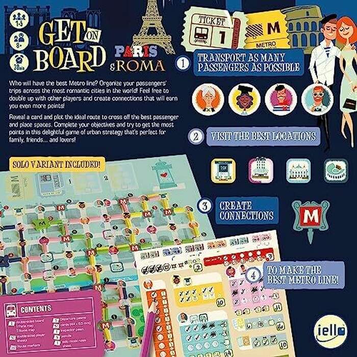 Get on Board - Paris & Rome