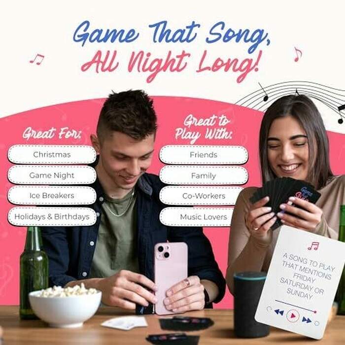 Game That Song - Music Card Game for Adults
