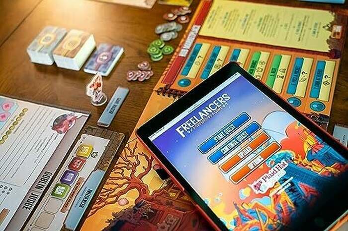 Freelancers | Dive Into a Post-apocalyptic Gig Economy! Narrative Adventure Game, Fantasy RPG Game, Ages 14+, 3-7 Players