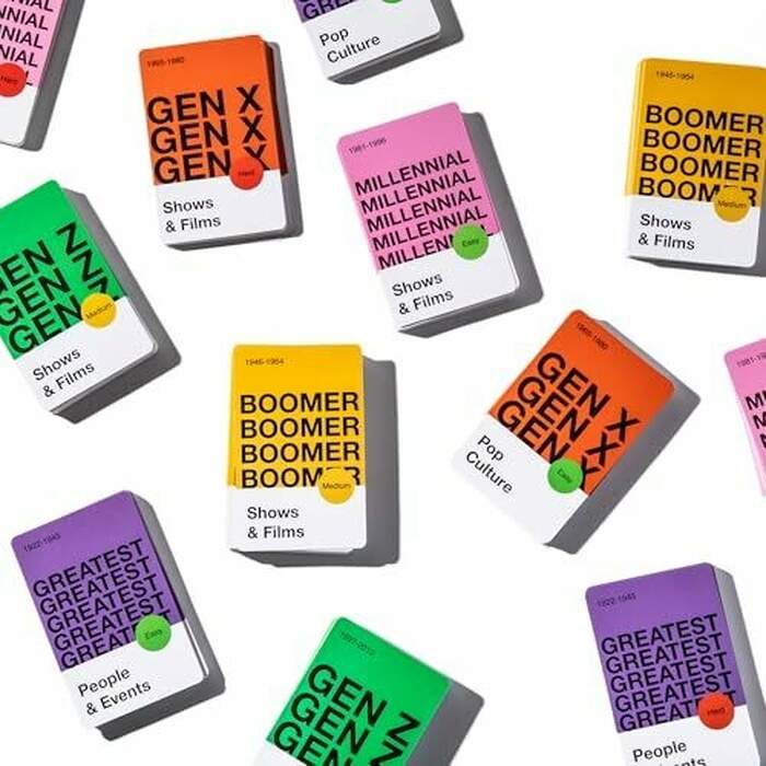 Gensmak!- A Party Trivia Game for Every Generation
