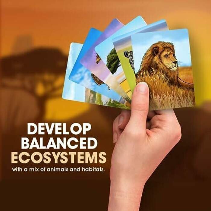 Ecosystem: Savanna | A Family Card Game About Animals on Grassy Woodland of African Savanna