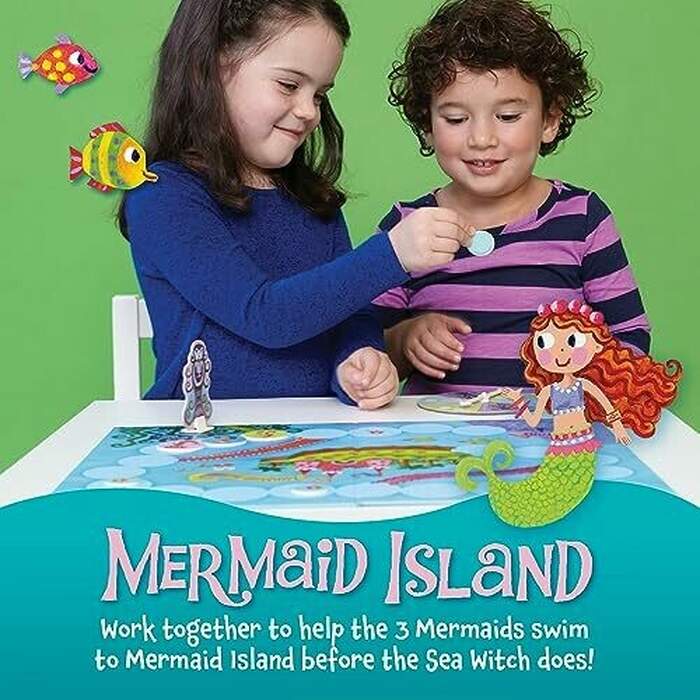Mermaid Island - Cooperative Board Game for Kids